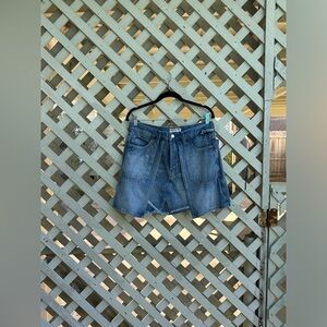 Free people denim skirt